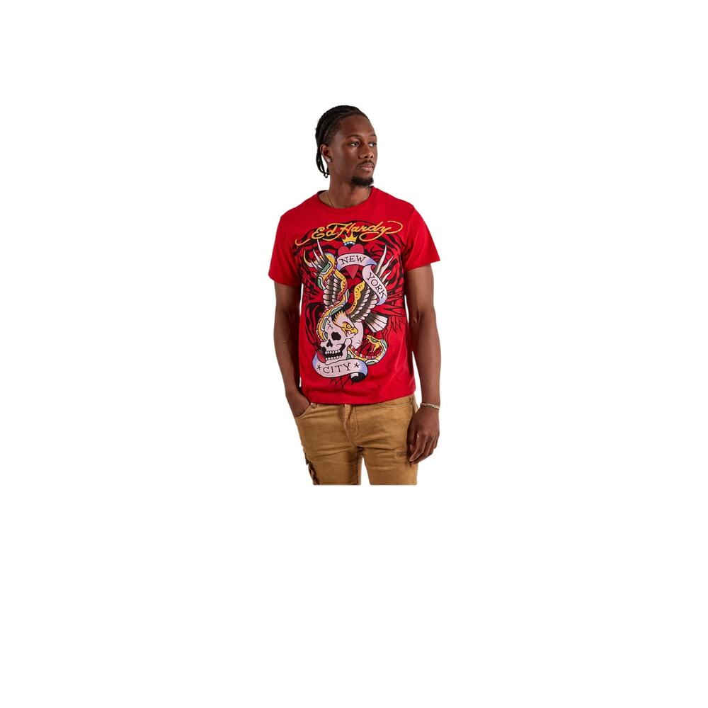 Ed Hardy NYC Eagle Tee - Graphic Tattoo Art T-Shirt in XL